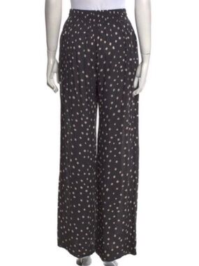 Zimmermann Black and White Polka Dot Track Pants